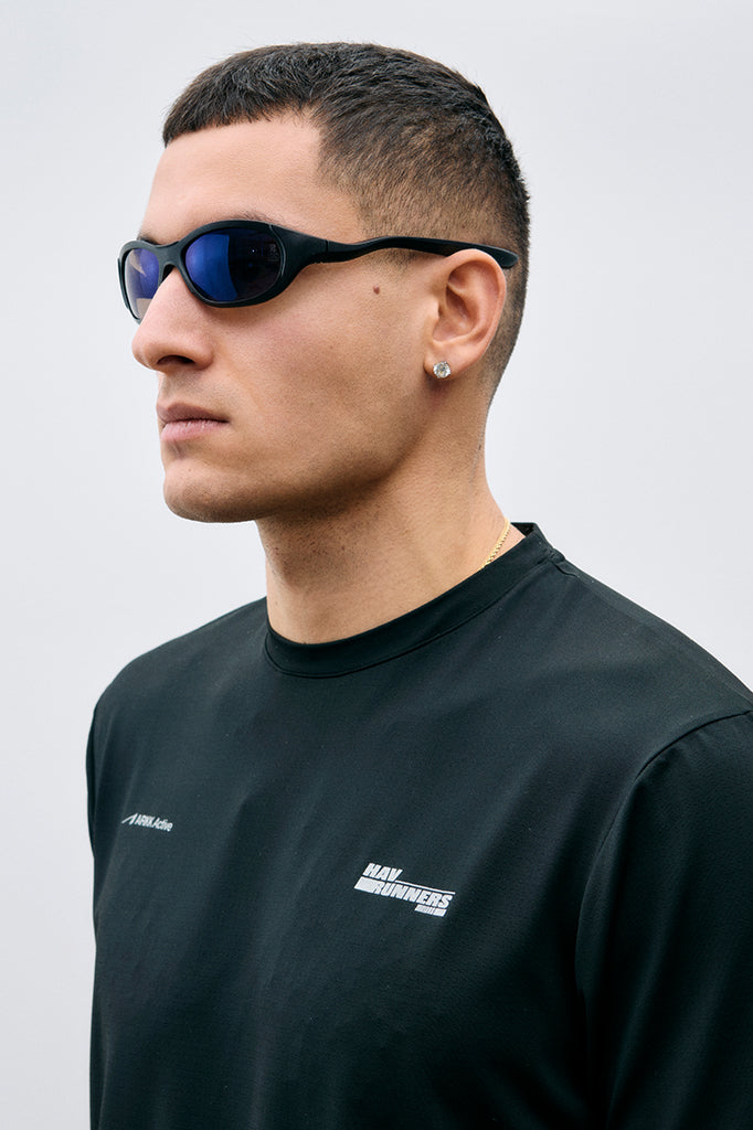 ARKK Apparel Hav Runner Tee | Black - Men T-Shirt